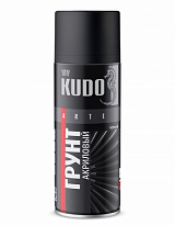 KUDO KU-2103 Грунт акриловый универсальный черный 520мл 1/12шт